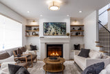 Fulton 18'' Semi Flush Mount in Antique Gold - Lifestyle View (FUL-905-GA)