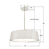 Fulton 24'' Pendant - Dimensions Diagram (FUL-907-PN)