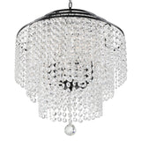 Gabrielle 22'' Chandelier in Matte Black - Additional View (GAB-B7305-MK)