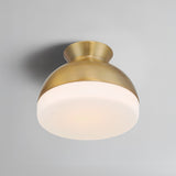 Gidget 10.25'' Flush Mount in Vibrant Gold - Lifestyle View (GID-4000-VG)