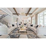Hayes 40.5'' Chandelier in Aged Brass - Lifestyle View (HAY-1409-AG)
