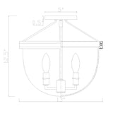HRK-2500-LG-NY - Dimensions Diagram (HRK-2500-LG-NY)