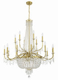 Haywood 40'' Chandelier in Aged Brass - Additional View (HWD-7722-AG)