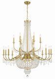 Haywood 40'' Chandelier in Aged Brass - Additional View (HWD-7722-AG)