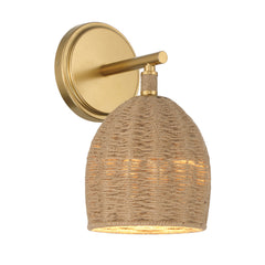 フランスリアcourson ビンテージイクラライトJOS ガラスアルミ Jace 6'' LED Sconce | Crystorama Lighting