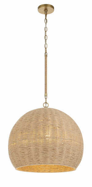 Silas 16'' Pendant | Crystorama Lighting