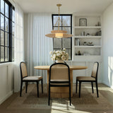 Janipher 29.5'' Chandelier in Soft Gold - Lifestyle View (JNP-10543-SG)