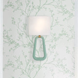 Jori 10'' Sconce in Aged Brass - Lifestyle View (JOR-7352-AG-GR)