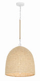 Jasper 16'' Pendant in Matte White - Front View (JSP-10533-MT)