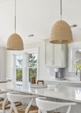 Jasper 16'' Pendant in Matte White - Lifestyle View (JSP-10533-MT)