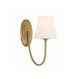 Juno 6'' Sconce in Vibrant Gold - Front View (JUN-10321-VG)