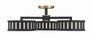 Kendal 29.25'' Semi Flush Mount | Crystorama Lighting
