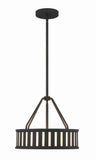 Kendal 15.5'' Chandelier in Black Forged - Additional View (KEN-8303-BF)