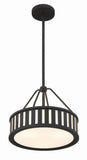 Kendal 15.5'' Chandelier in Black Forged - Additional View (KEN-8303-BF)