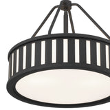 Kendal 15.5'' Chandelier in Black Forged - Additional View (KEN-8303-BF)