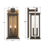 Lendel 9.75'' Outdoor Sconce - Dimensions Diagram (LDL-904-TZ-TG)