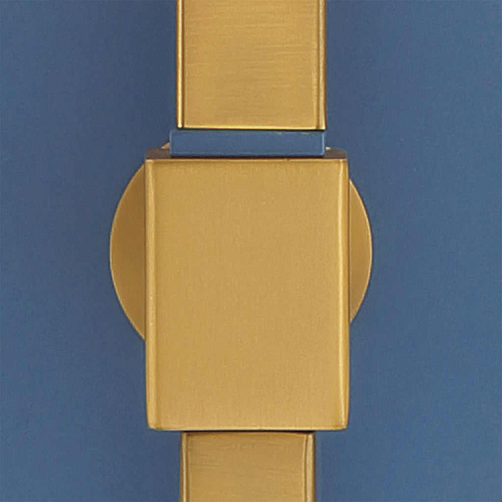 Herrick 6.25" Sconce - Luxe Gold - NAVY Finish Detail (HRK-2511-LG-NY)