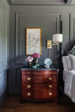Madison 10'' Task Sconce in Aged Brass - Lifestyle View (MAD-B4101-AG)