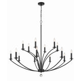 Mila 48'' Chandelier in Black - Additional View (MIL-8015-BK)