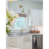Morgan 7'' Task Sconce in Aged Brass - Lifestyle View (MOR-8801-AG)
