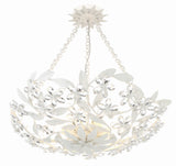 Marselle 24'' Semi Flush Mount in Matte White - Front View (MSL-306-MT_CEILING)