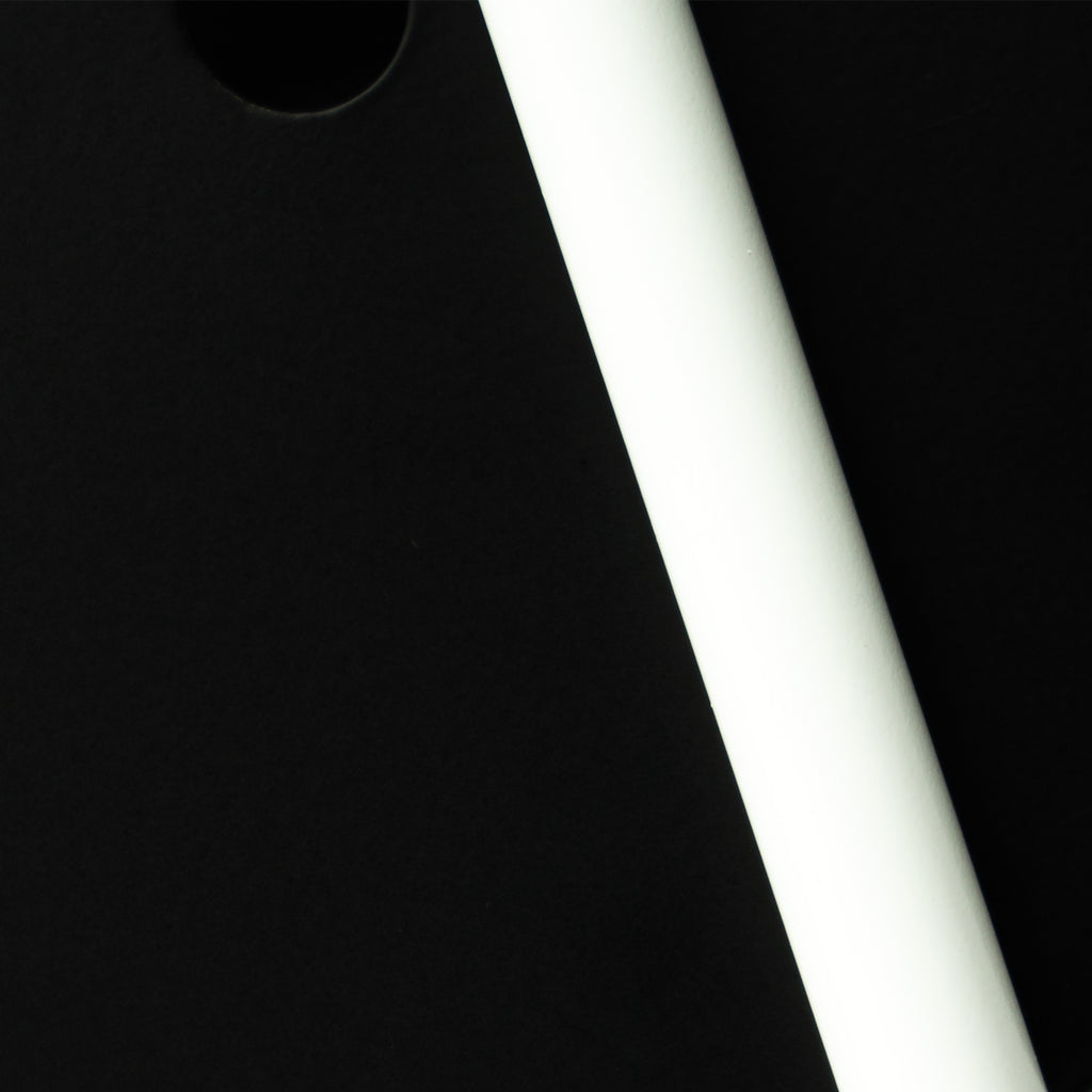 Alston 8'' Pendant - Matte Black - White Finish Detail (8680-MK-WH)