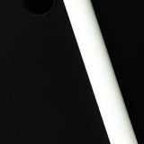 Alston 8'' Pendant - Matte Black - White Finish Detail (8680-MK-WH)