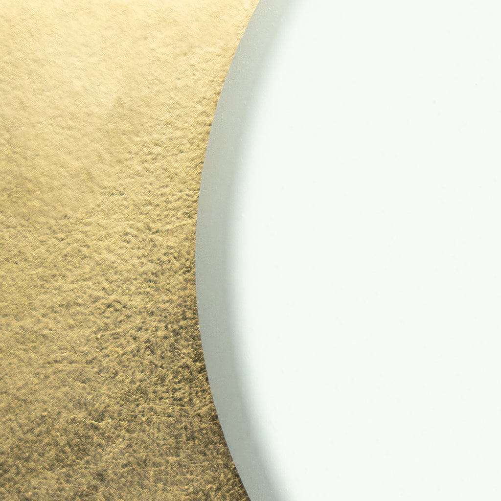 Alston 18'' Pendant - Matte White - Antique Gold Finish Detail (8687-MT-GA)