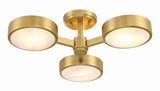 Orson 22.5'' Semi Flush Mount in Modern Gold - Additional View (ORS-733-MG-ST)
