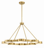 Orson 38.5'' Chandelier in Modern Gold - Front View (ORS-738-MG-ST)