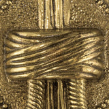 Waltham 18'' Flush Mount - Olde Brass Finish Detail (718-OB-CL-MWP)