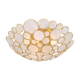 Palla 16'' Semi Flush Mount in Antique Gold - Additional View (PAL-524-GA)