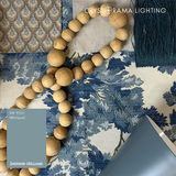 Xavier 48'' Chandelier in Vibrant Gold - Color Swatch (XAV-B9319-VG-BL)
