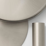 Luxo 26'' Semi Flush Mount - Satin Nickel Finish Detail (9507-SN_CEILING)