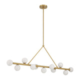 Terrell 46.5'' LED Linear Chandelier in Luxe Gold - Additional View (TRL-2807-LG)