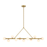 Terrell 46.5'' LED Linear Chandelier in Luxe Gold - Additional View (TRL-2807-LG)