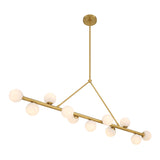 Terrell 46.5'' LED Linear Chandelier in Luxe Gold - Additional View (TRL-2807-LG)