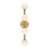 Terrell 24'' LED Bathroom Vanity in Luxe Gold - Front View (TRL-2811-LG)