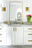 Veronica 11'' Sconce in Aged Brass - Lifestyle View (VER-242-AG)