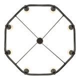 Vance 39'' Integrated LED Chandelier in Bronze Noir - Additional View (VNC-6508-NB)
