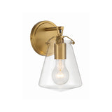 Voss 5.75'' Sconce in Luxe Gold - Front View (VSS-7001-LG)