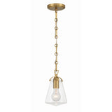 Voss 5.75'' Pendant in Luxe Gold - Front View (VSS-7002-LG)