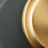 Sloane 5'' Sconce - Vibrant Gold - Black Forged Finish Detail (SLO-A3601-VG-BF)