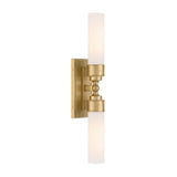 Wilcox 4.75'' LED Sconce in Aged Brass - Front View (WLX-302-AG)