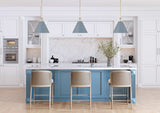 Xavier 12'' Pendant in Vibrant Gold - Lifestyle View (XAV-B8301-VG-BL)