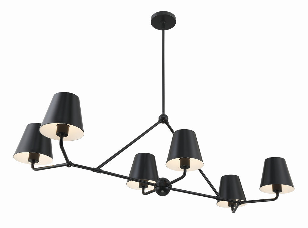 Xavier 46'' Linear Chandelier | Crystorama Lighting