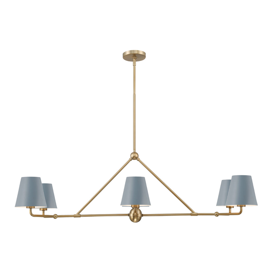 Xavier 46'' Linear Chandelier | Crystorama Lighting