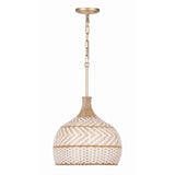 Zanzibar 14'' Pendant in Soft Gold - Additional View (ZAN-9003-SG)
