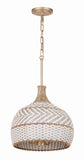 Zanzibar 14'' Pendant in Soft Gold - Additional View (ZAN-9003-SG)