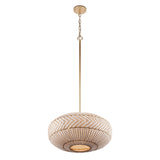 Zanzibar 22'' Pendant in Soft Gold - Additional View (ZAN-9014-SG)